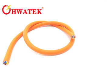 Câble flexible industriel revêtu coloré de PUR, multiconducteur de câble flexible