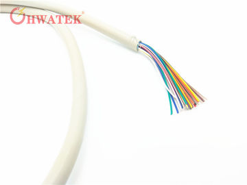 Câble multi de cuivre étamé/nu de conducteur, câble électrique flexible UL2586 de PVC