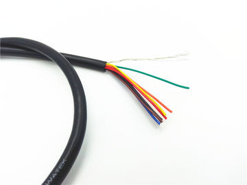 Câble flexible multinucléaire de gaine électrique d'UL20549 PUR, câblage cuivre multi de noyau