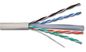 Câble de transmission de signal de Cat6 SFTP, bouclier de tresse de câblage cuivre de câble LAN de la catégorie 6