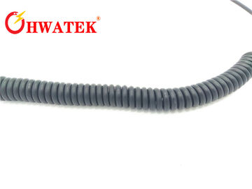 Cable électrique de spirale de gaine de bande/avance d'extension bouclée de câble ignifuge