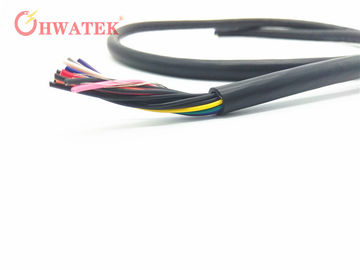 Cable électrique flexible de toron de veste de PUR UL20317 avec de l'huile de 2 - 8 conducteurs résistante