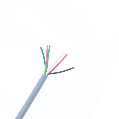 UL20276 4Cx28AWG Cable industriel flexible avec isolation en PP PVC, jaquette en cuivre en conserve, enfilé pour les applications à 80 °C 30V