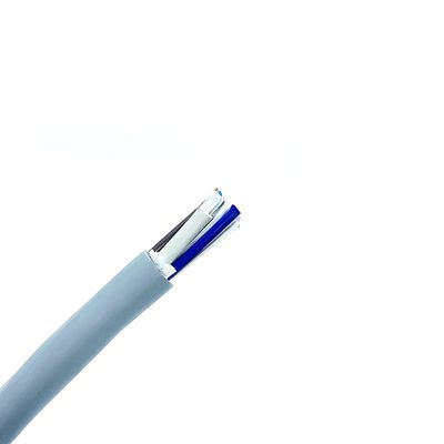 UL21408 2C×18AWG avec fil de drainage en ferraille de cuivre enroulé isolant XLPE XLPE Jacket 300V 105°C câble résistant à l'huile