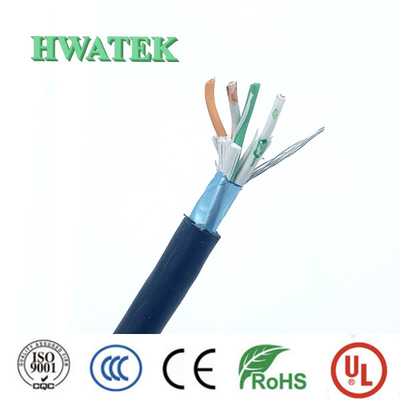 le cuivre nu de veste de PVC 300V a échoué l'UL 2103 4C×20AWG+P 105℃ de multiconducteur de câble