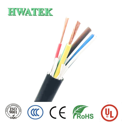 TYPE UL2725 Veste en PVC en conserve en cuivre enfilé 1 coax × 26AWG + 2C × 24AWG + 1C × 26AWG Cable 30V 80°C