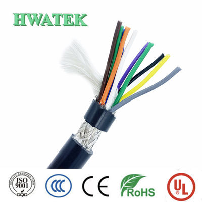 Câble UL21394 en cuivre étamé multibrins avec isolation PE et gaine TPE (1P × 22AWG + A) × 2 + 2C × 16AWG