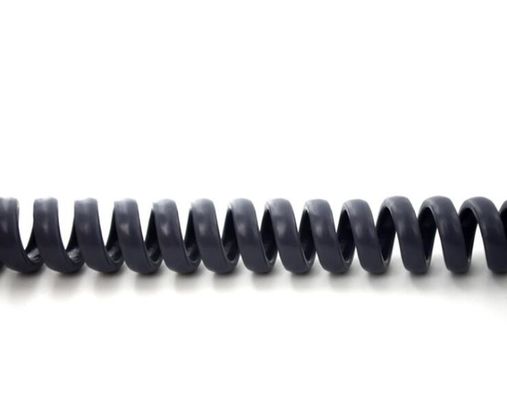 6C × 18AWG + 18C × 24AWG fils de cuivre en conserve isolant en PVC matériau TPU 80°C 300V câble spirale