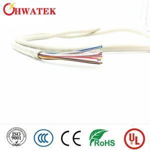 UL20276 4Cx28AWG Cable industriel flexible avec isolation en PP PVC, jaquette en cuivre en conserve, enfilé pour les applications à 80 °C 30V