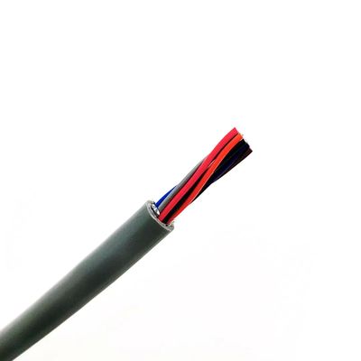 UL20276 4Cx28AWG Cable industriel flexible avec isolation en PP PVC, jaquette en cuivre en conserve, enfilé pour les applications à 80 °C 30V