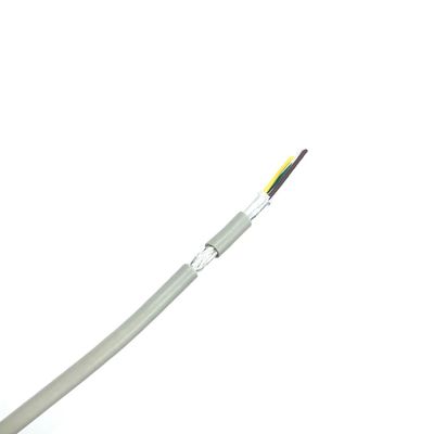 UL21408 2C×18AWG avec fil de drainage en ferraille de cuivre enroulé isolant XLPE XLPE Jacket 300V 105°C câble résistant à l'huile