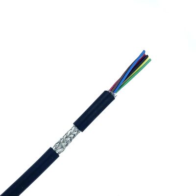 Cable d'alimentation électrique industriel flexible multicœur avec jacket PUR 300V à tension nominale et propriétés résistantes à l'huile