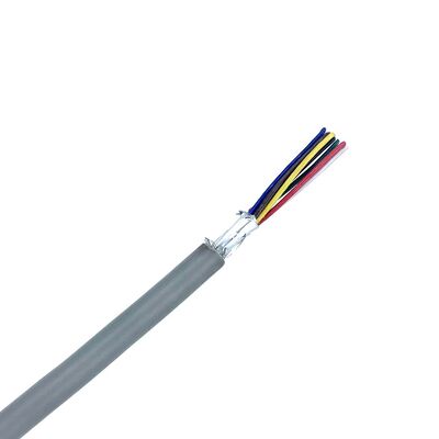 Cable de commande flexible industriel résistant aux huiles à tension nominale 1000 V isolé en PVC avec plusieurs noyaux de cuivre