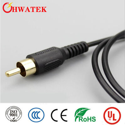 Câble coaxial JIS TV AV 3,0-5,3 mm avec blindage tressé et conducteur en cuivre pour une transmission de signal fiable