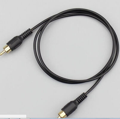 Câble coaxial JIS TV AV 3,0-5,3 mm avec blindage tressé et conducteur en cuivre pour une transmission de signal fiable