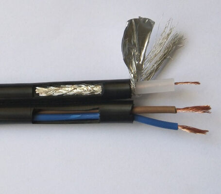 Câble coaxial d'échographie médical 30V 80°C pour appareils de diagnostic