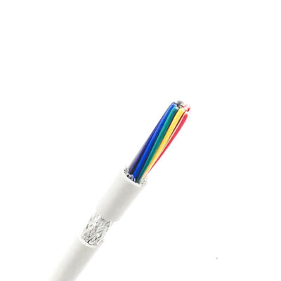 Câble d'alimentation coaxial 16 cœurs avec isolation en PVC et conducteurs toronnés en cuivre étamé