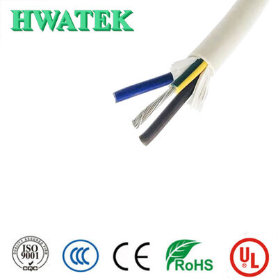 Câble coaxial électrique en cuivre tressé ignifuge 30V 75°C pour transmission de puissance