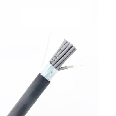 Câble coaxial électrique en cuivre tressé ignifuge 30V 75°C pour transmission de puissance
