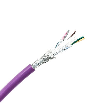 Câble coaxial électrique en cuivre tressé ignifuge 30V 75°C pour transmission de puissance