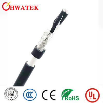 UL21410 TYPE XLPE Veste isolante ETFE en conserve en cuivre enfilé 3C × 28 AWG 125°C 30V câble
