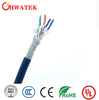 UL21410 TYPE XLPE Veste isolante ETFE en conserve en cuivre enfilé 3C × 28 AWG 125°C 30V câble
