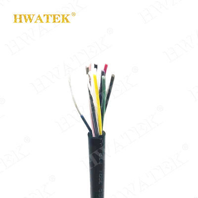Cable flexible industriel en cuivre en conserve sur mesure 3×26AWG avec isolation PP et jacket TPU 300V
