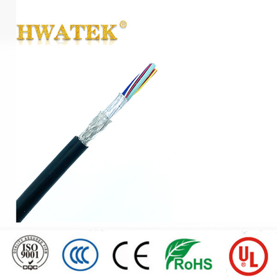 UL2464 câble électrique protégé par tresse en PVC 24-28AWG 300V fil industriel