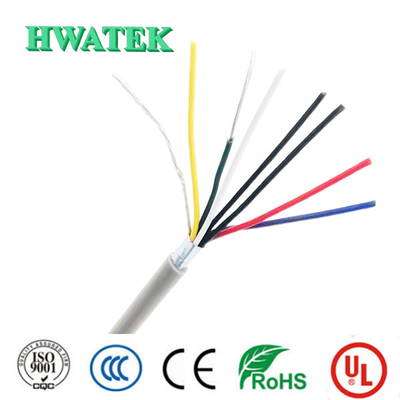 4P le câble de la veste 30V de bande d'A.W.G. 80℃ 30V du × 22 a étamé la résistance UV échouée de cuivre
