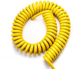 × 1P 30AWG + 3C matériel en spirale multi du câble TPU du noyau 80℃ 30V des brins 5 du × 30AWG