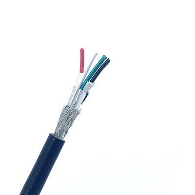 SI PVC GY OD 4.8mm Ul2464 de cuivre nu le CE 4CX22AWG de câble