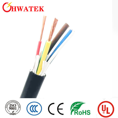 Multiconducteur de câble de PVC UL2095 300V d'UNSHLD 5Px24AWG+8Cx24AWG+W