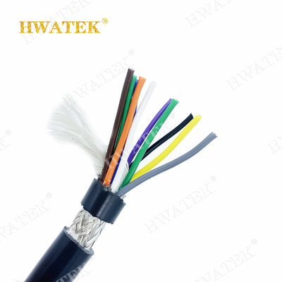 Cable flexible industriel en cuivre en conserve sur mesure 3×26AWG avec isolation PP et jacket TPU 300V